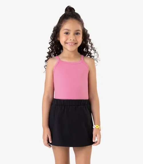 Regata De Alça Infantil Feminina Rovi Kids Rosa