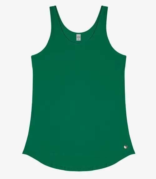 Regata Feminina Básica em Viscotorcion Rovitex Verde