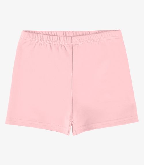 Shorts em Cotton Leve Rovi Kids Rosa