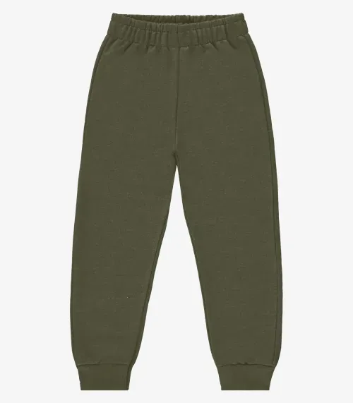Calça Básica Unissex Infantil Rovi Kids Verde