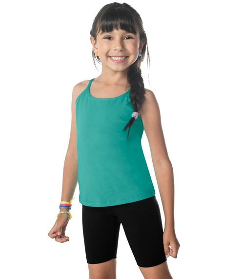 Bermuda Ciclista Infantil Feminina Rovi Kids Preto