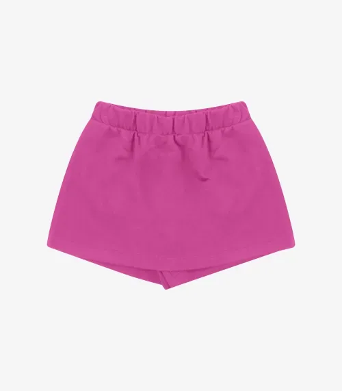 Shorts Saia Moletom Rovi Kids Rosa