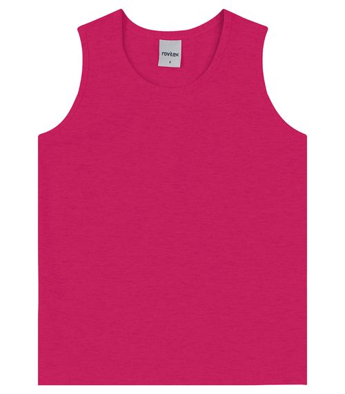 Regata Básica Infantil Feminina Rovi Kids Rosa