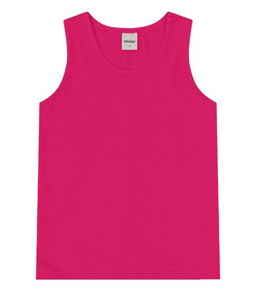 Regata Básica Infantil Feminina Rovi Kids Rosa
