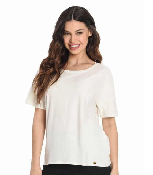 Blusa Feminina em Viscose Endless Bege