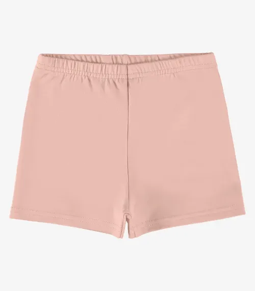 Shorts em Cotton Leve Rovi Kids Rosa