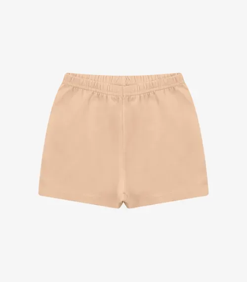 Shorts em Cotton Leve Rovi Kids Rosa