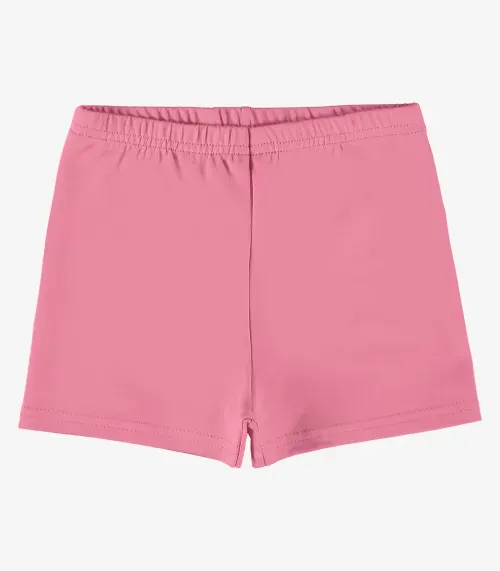Shorts em Cotton Leve Rovi Kids Rosa