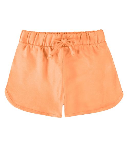 Shorts Básico Infantil Menina Rovi Kids Laranja