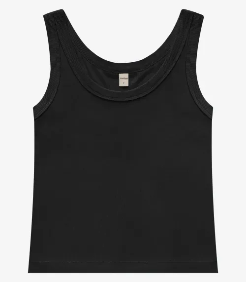 Regata em Ribana de Viscose Rovitex Preto