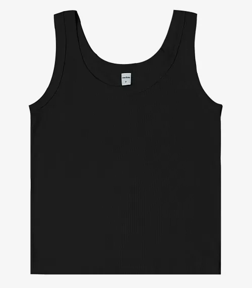 Regata em Ribana de Viscose Rovitex Preto