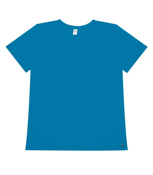 Blusa Feminina Básica Visco Tricot Rovitex Azul