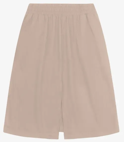 Saia Midi Plus Size Secret Glam Marrom