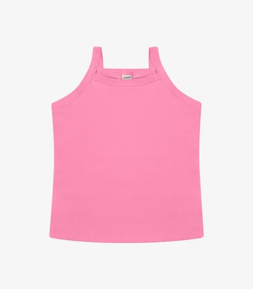 Regata De Alça Infantil Feminina Rovi Kids Rosa