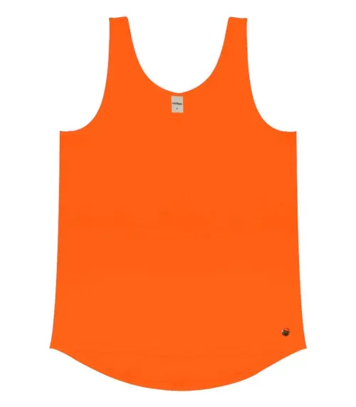 Regata Feminina Básica em Viscotorcion Rovitex Laranja