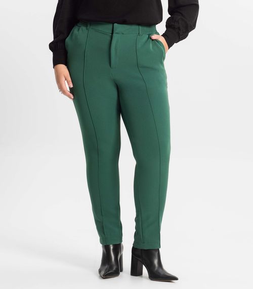 Calça Alfaiataria Plus Size Secret Glam Verde