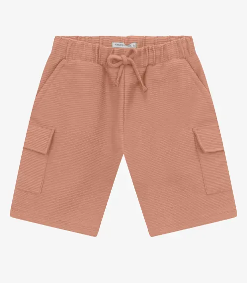 Bermuda Menino em Gorgurinho Trick Nick Marrom