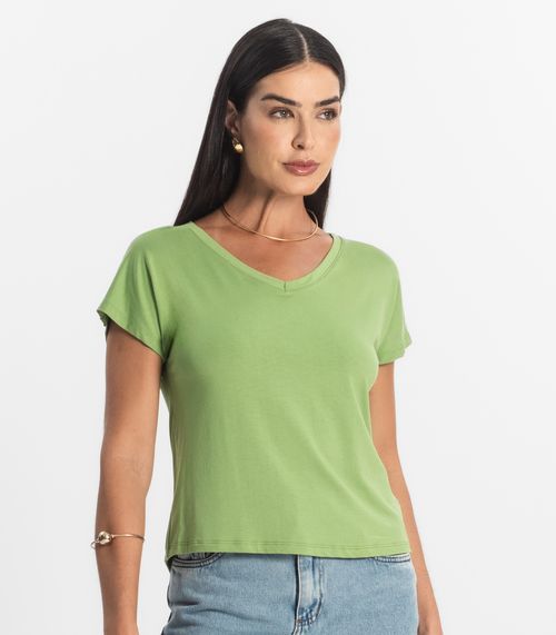 Blusa Feminina Viscotorcion Rovitex Verde