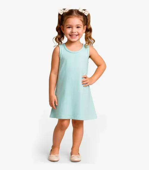 Vestido Menina Infantil Select Azul