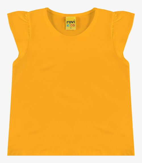 Blusa Infantil Viscotorcion Rovi Kids Amarelo