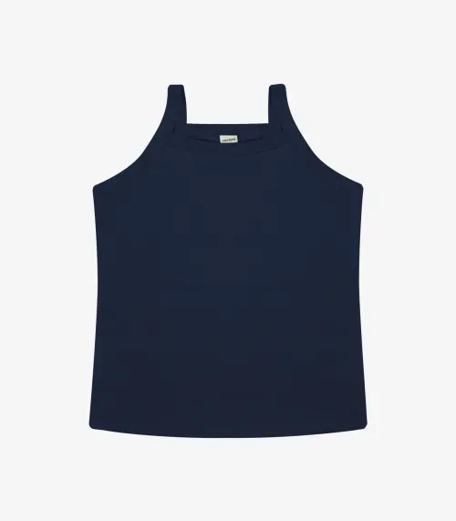 Regata De Alça Infantil Feminina Rovi Kids Azul