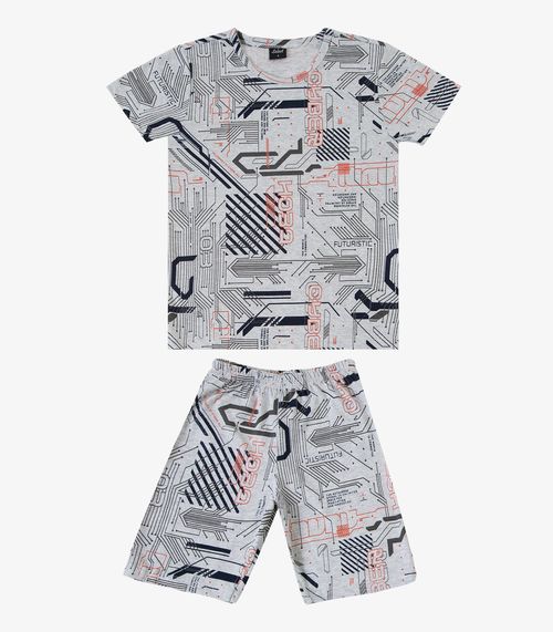 Pijama Masculino Infantil Select Laranja