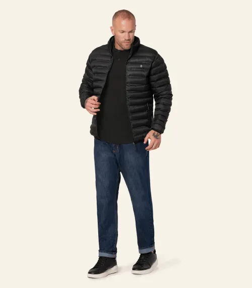 Jaqueta Masculina Microfibra Com Bolsos Diametro Preto