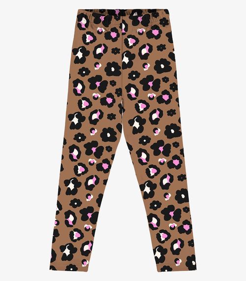Legging Infantil Estampada Rovi Kids Marrom