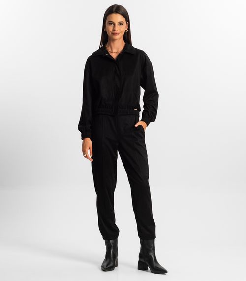 Calça Suede Feminina Rovitex Preto
