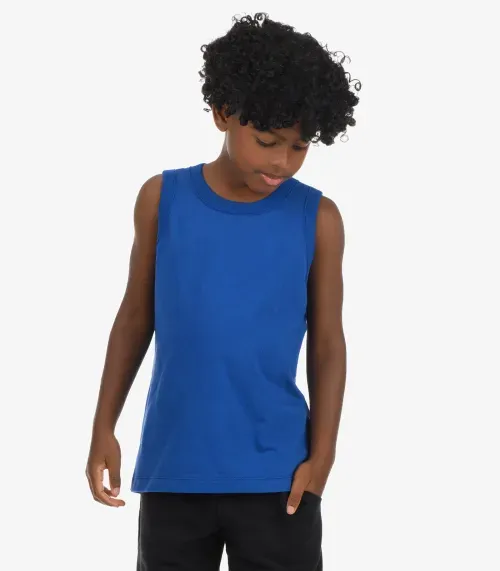 Regata Básica Infantil Masculina Rovi Kids Azul