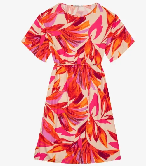 Vestido Midi Plus Size Secret Glam Laranja