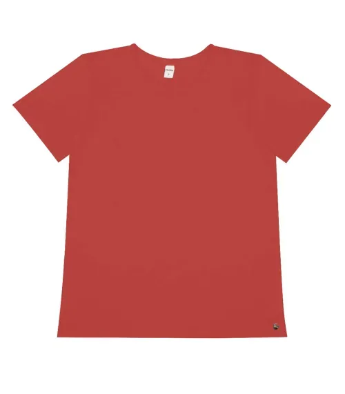 Blusa Feminina Básica Visco Tricot Rovitex Marrom