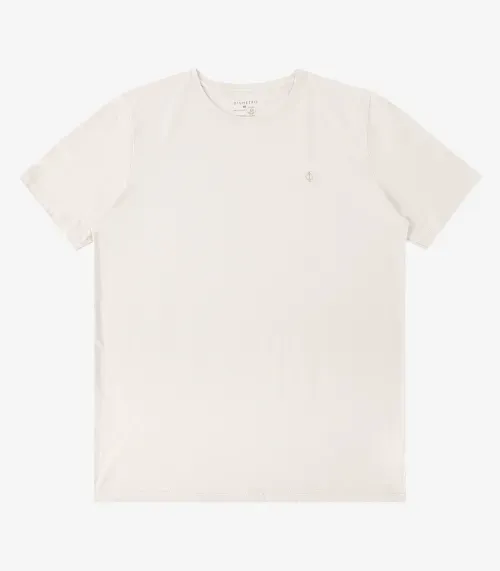 Camiseta Masculina Meia Malha Diametro Bege