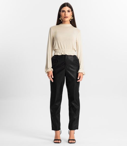 Calça Feminina Courino Endless Preto