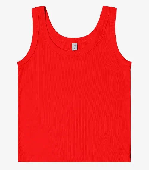 Regata em Ribana de Viscose Rovitex Laranja