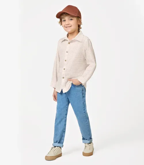 Calça Jeans Infantil Masculina Trick Nick Azul