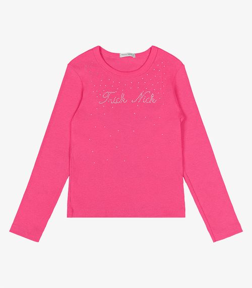 Blusa Manga Longa Trick Nick Rosa