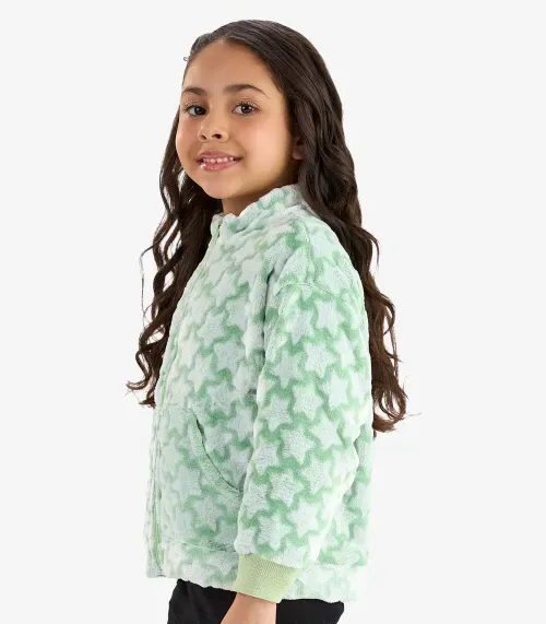 Jaqueta Infantil Pelinho Rovi Kids Verde