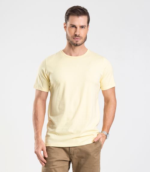 Camiseta Masculina Básica Diametro Amarelo