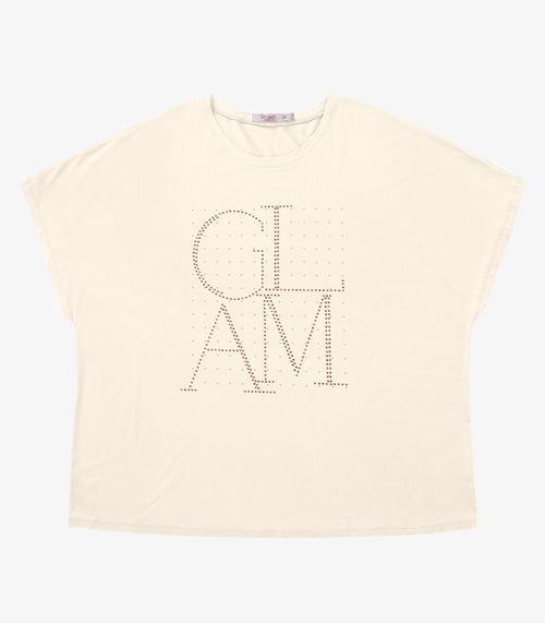 Blusa Feminina Manga Morcego Secret Glam Bege