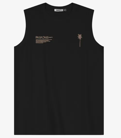 Machão Juvenil Masculino em Meia Malha Minty Preto