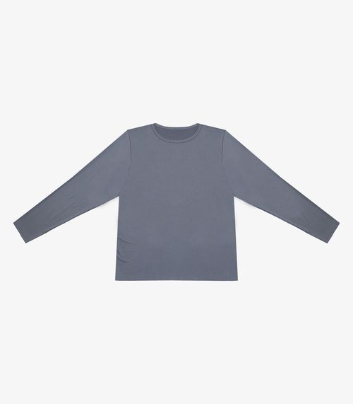Blusa Térmica Masculina Proteção UV Select Cinza