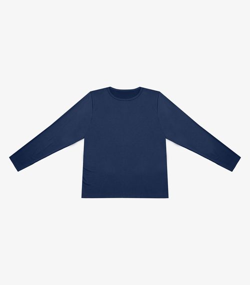 Blusa Térmica Masculina Proteção UV Select Azul