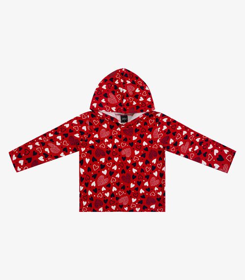 Blusão Menina Infantil Select Vermelho