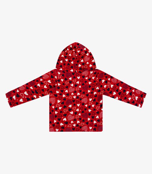 Blusão Menina Infantil Select Vermelho