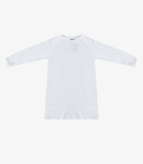 Vestido Infantil Manga Longa Select Branco