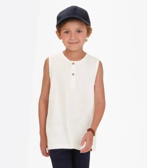 Machão Masculino Meia Malha Maquinetada Trick Nick Bege