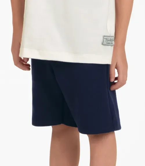 Conjunto Polo com Bermuda Menino Trick Nick Bege