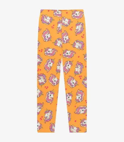 Legging Cotton Rovi Kids Laranja