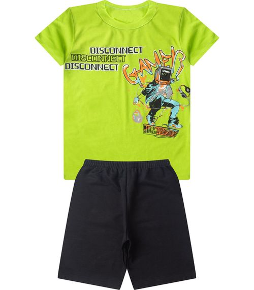 Conjunto Infantil Menino Básico Curto Select Verde